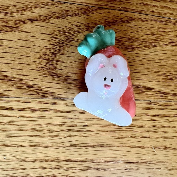 Lot Of 3 Easter Wax Candles Russ Berries Bunny Egg Carrots Rose‎ Vintage - Picture 3 of 10